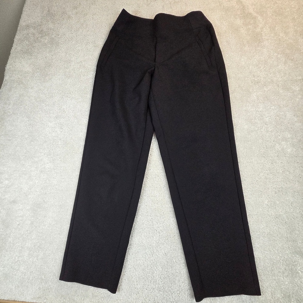 Athleta Endless High Rise Pants Black Straight Leg Size 4 533636-03